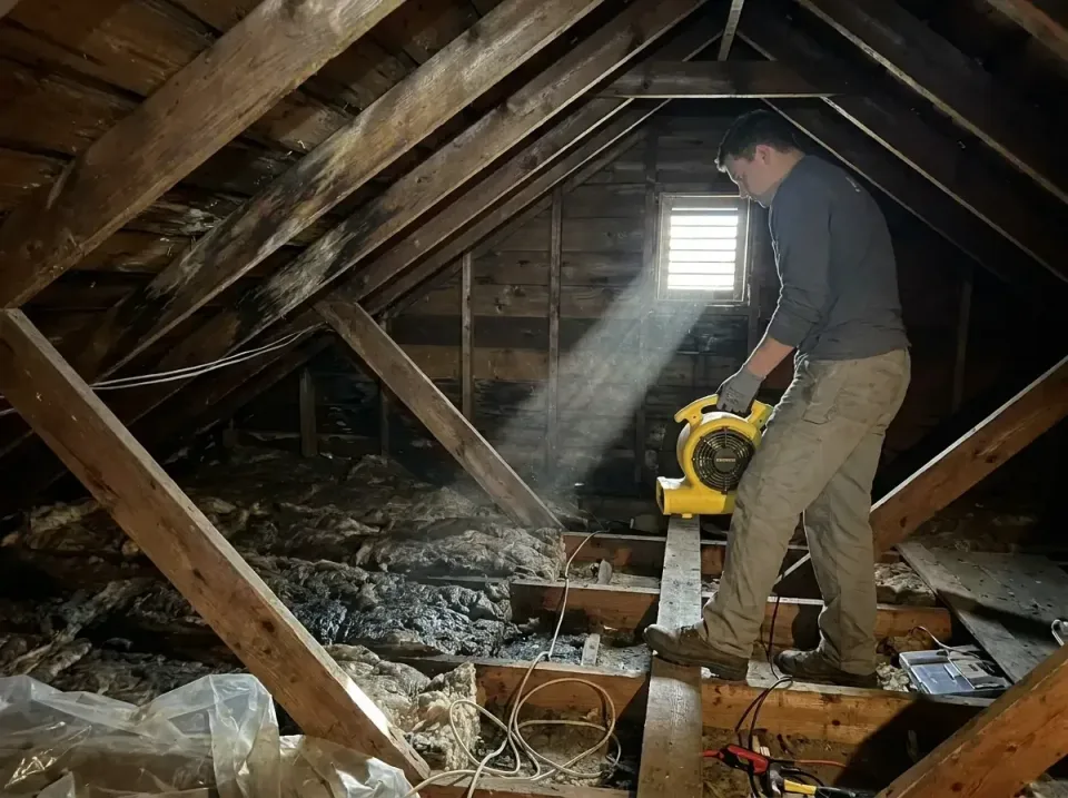 attic-water-damage-drying-proc-007 — frequently asked questions, Emergency Water Extraction & 24/7 Flood Response in Baldwin…